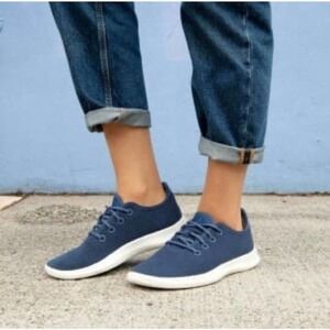 Allbirds Women's Tree Runners Kauri Marine Blue Comfort Shoes sneakers size 9